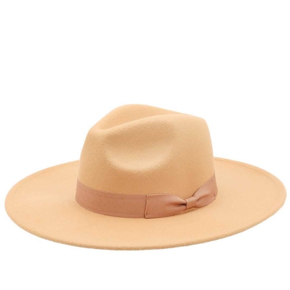 Felt Ribbon Oversized Fedora Hat - Picture 3 of 3